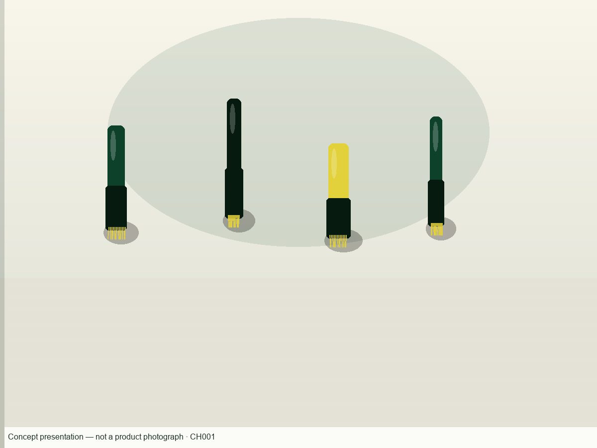 Concept still-life of Gap Cleaning Brush